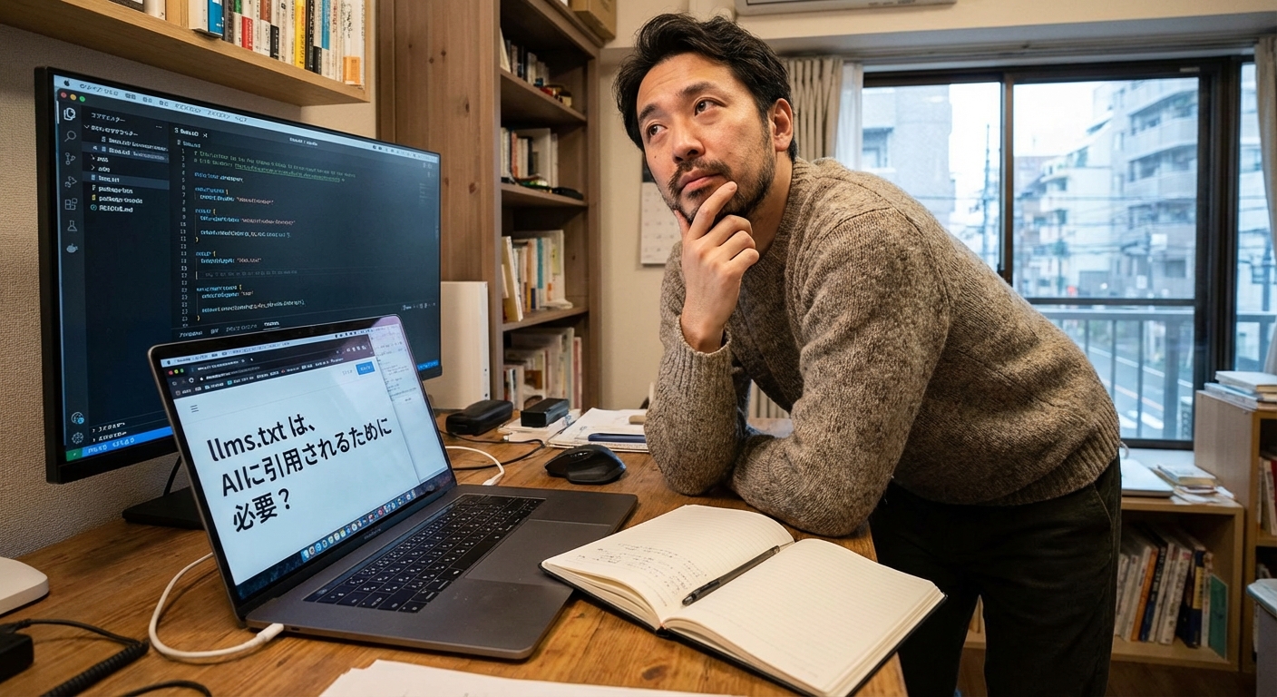 llms.txt / llms-full.txt は、AIに引用されるために必要?