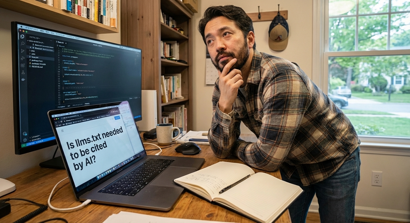 Is llms.txt / llms-full.txt necessary for citation by AI?