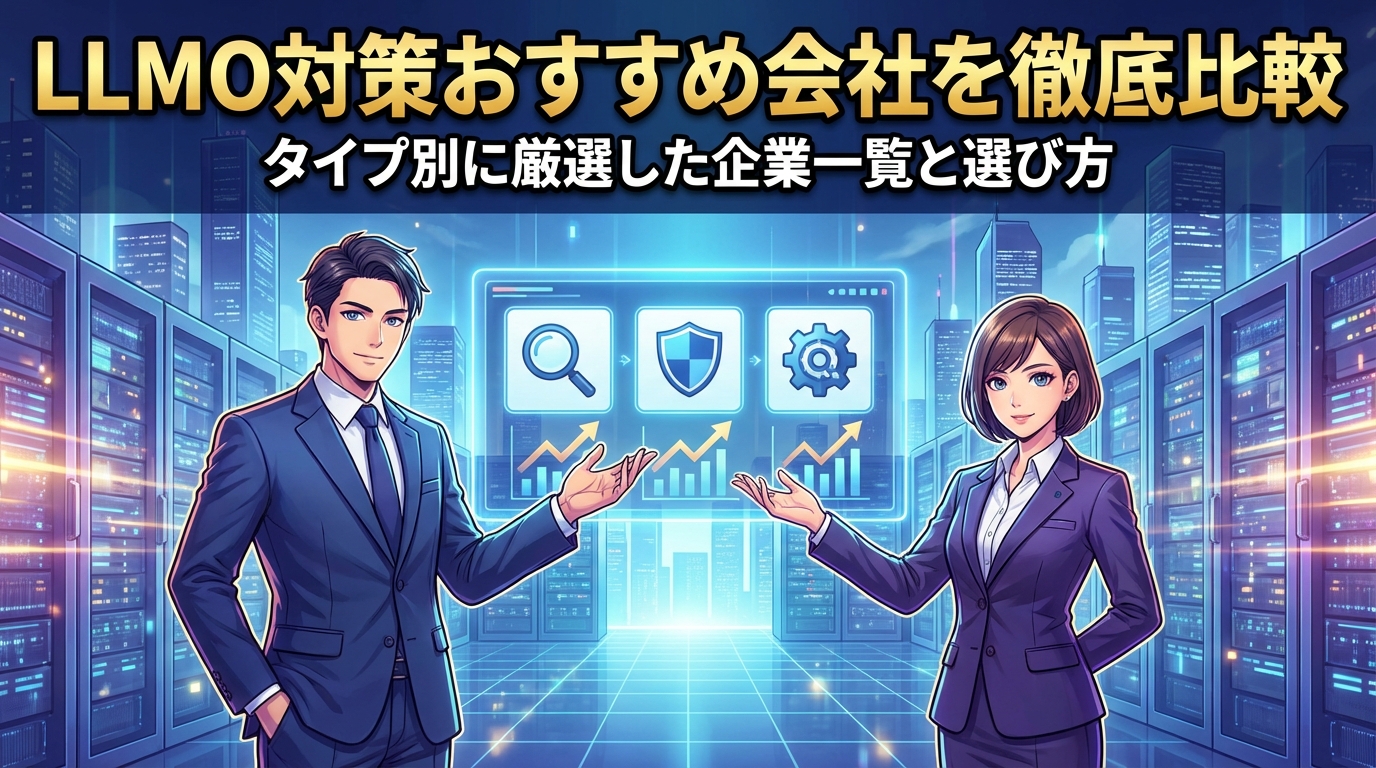 LLMO対策おすすめ会社を徹底比較｜タイプ別に厳選した企業一覧と選び方