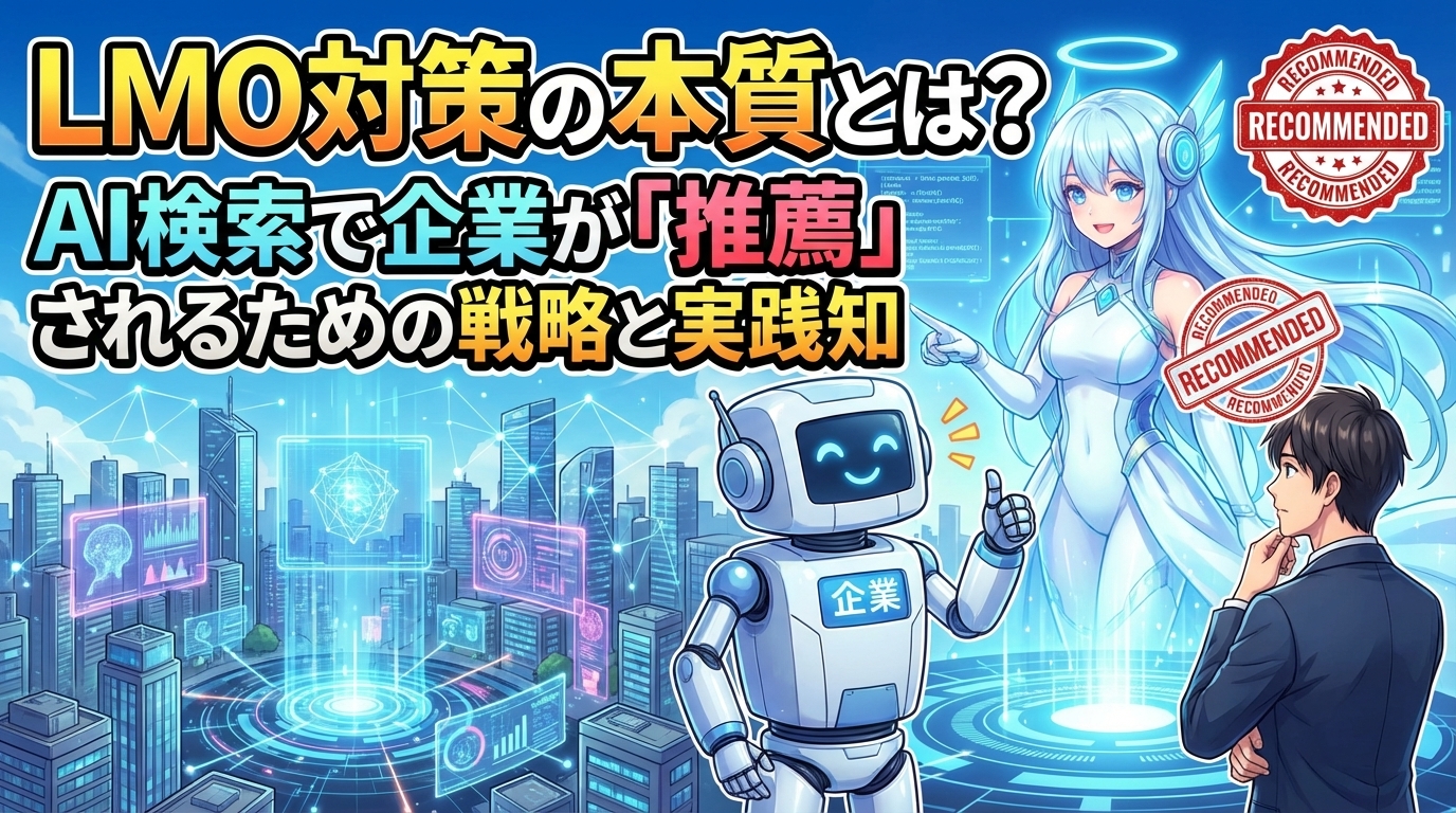 What is the essence of LLMO countermeasures? Strategies and practical knowledge for companies to be "recommended" in AI search.