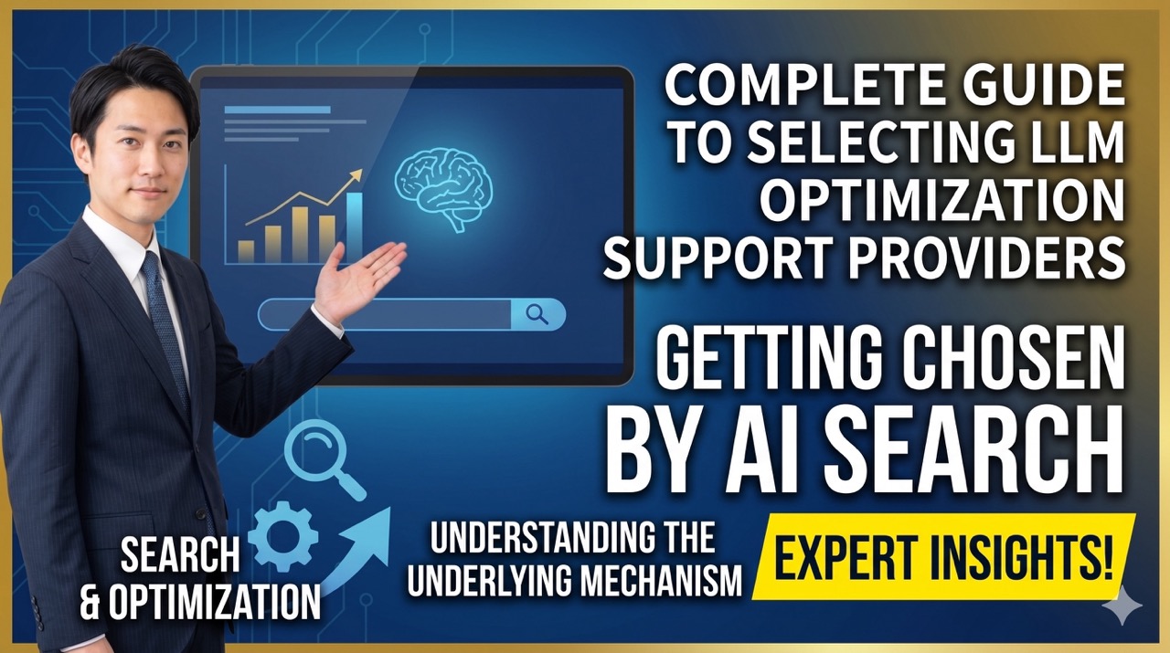 Complete Guide to Choosing Support Companies for LLMO Measures | Experts Explain the Mechanism of Selection through AI Search