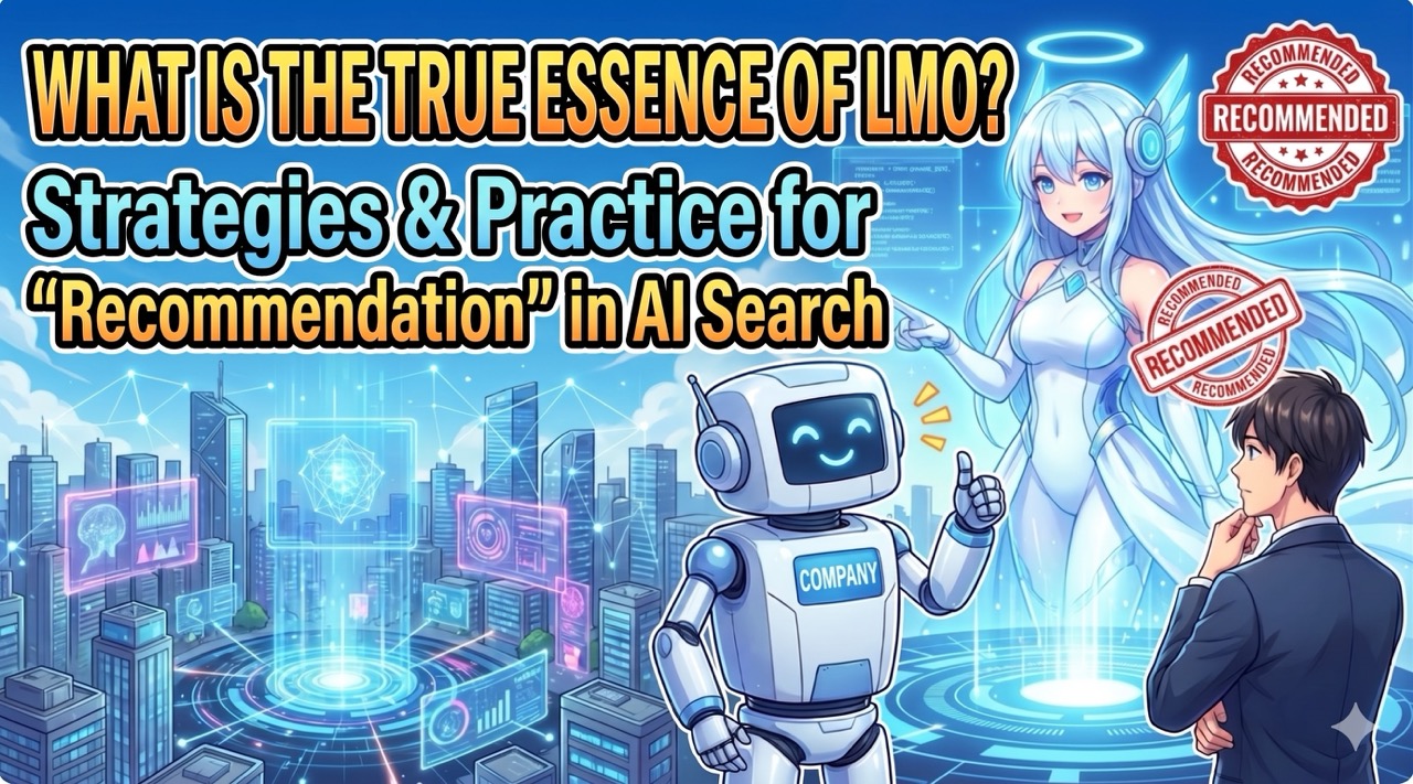 What is the essence of LLMO countermeasures? Strategies and practical knowledge for companies to be "recommended" in AI search.
