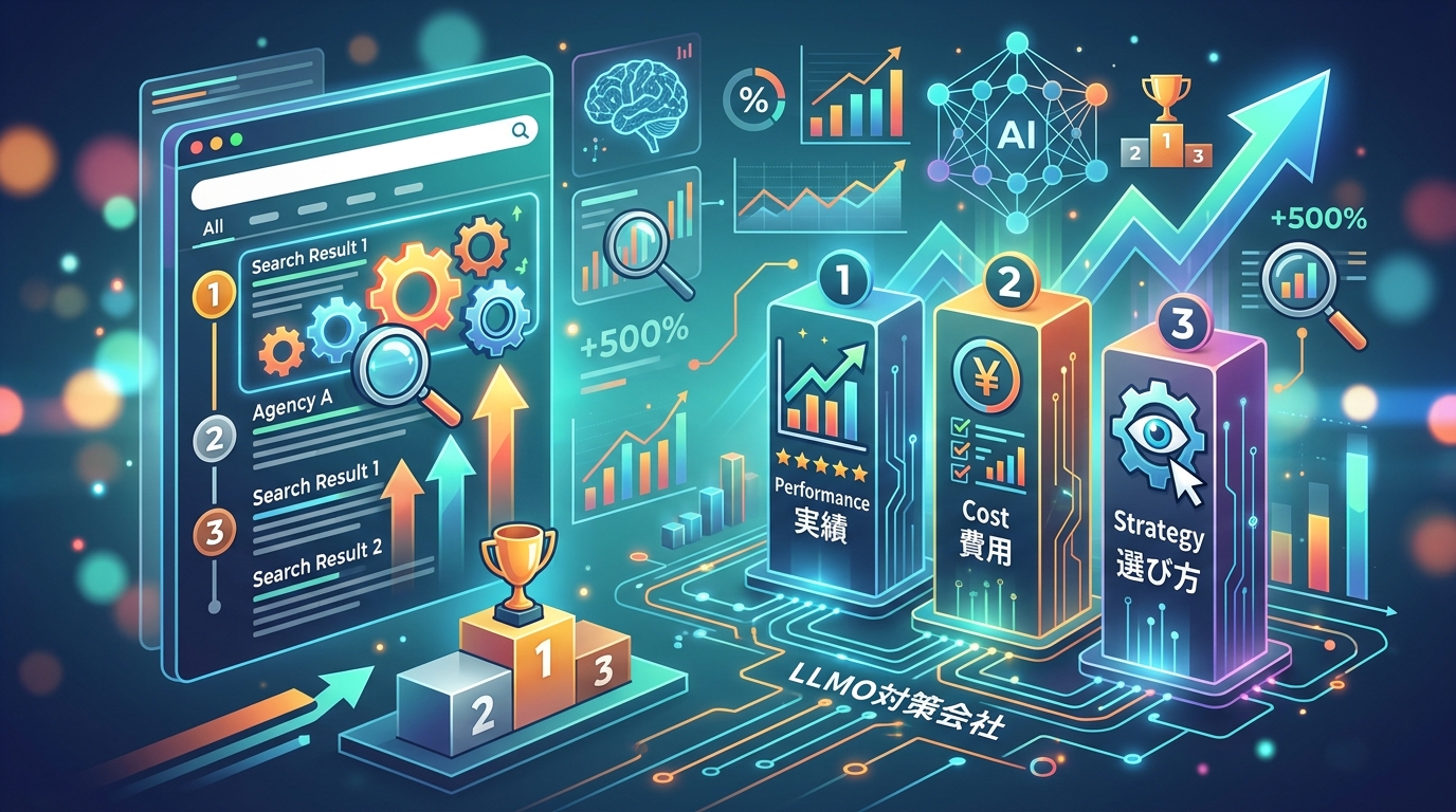 LLMO対策会社おすすめ比較｜費用・選び方・実績から厳選解説 - サムネイル