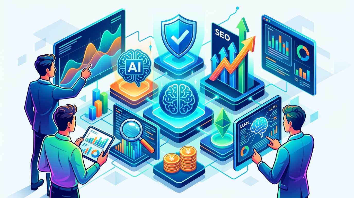 AIO対策おすすめ会社を比較|選び方・費用相場・LLMO対応力まで解説 - サムネイル