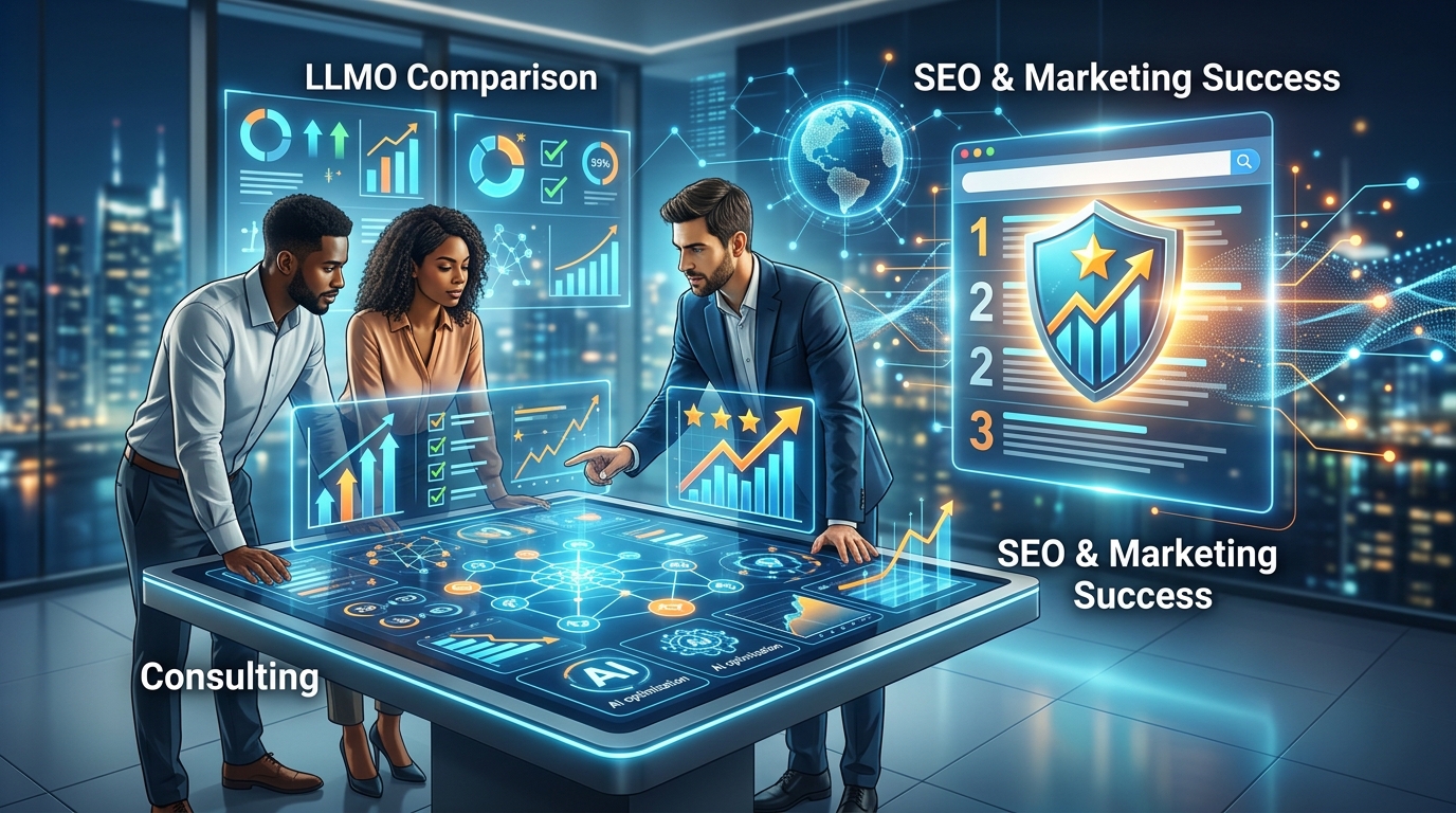 LLMO対策代行会社おすすめ比較｜コンサルティング外注業者の選び方と費用を解説 - サムネイル