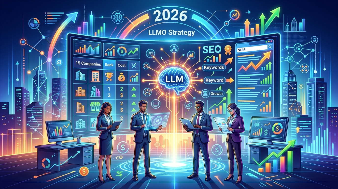 LLMO対策会社おすすめ15社比較｜選び方と費用相場【2026年版】 - サムネイル