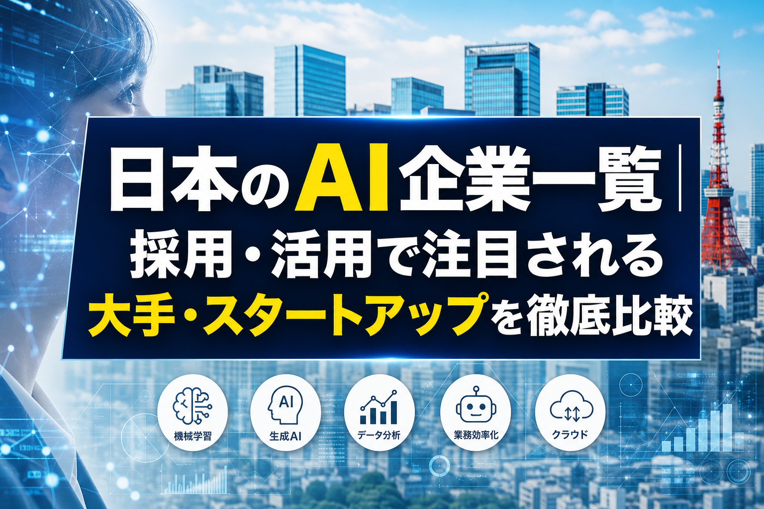日本のAI企業一覧|採用・活用で注目される大手・スタートアップを徹底比較 - サムネイル